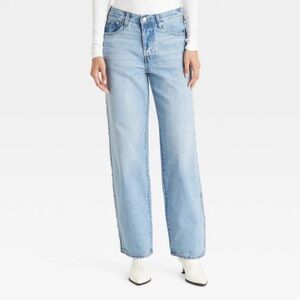 Universal Thread Women's Mid-Rise Studded 90's Baggy Jeans Size 14